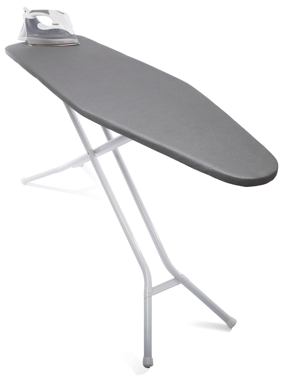 TIVIT Ironing Board Cover 15 x 54 Pro Grip Pad Covers w/3 Fastener Straps & Pull Bungee Cord - Durable Scorch & Stain Resistant Padded Layers, Heat Reflective AlumiTek PRO Top Coat - Made in Italy