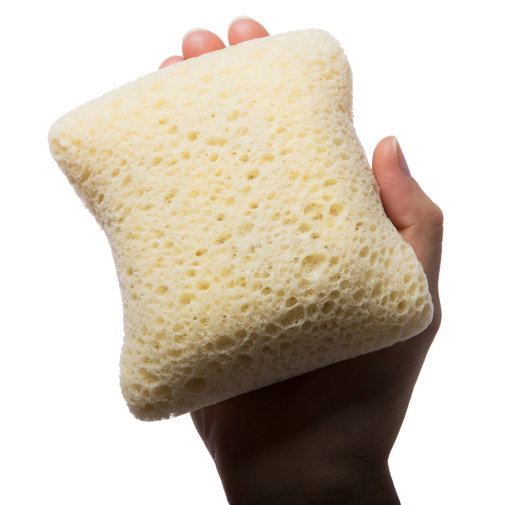 EXFOLIATING BODY SHOWER SPONGE WITH SOAP POCKET
